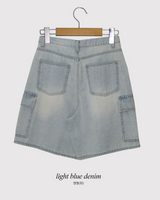 Cargo Denim Bermuda Half Pants