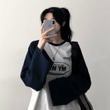 Eファーム カラー ラグランロングスリーブTシャツ
