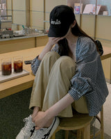 Pine frill blouse