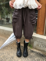 Kine Shirred Bermuda Pants (3color)