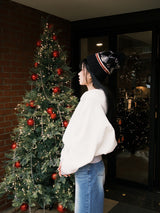 [BELLIDE MADE] Cookie, stripe finger hole T-shirt