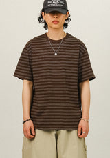 DA Color Stripe Half T