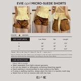 EVIE april MICRO-SUEDE SHORT