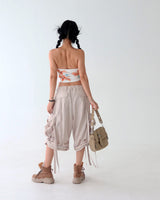 4WAY Cargo Detachable Bermuda Long Wide Pants