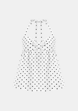 Orvia Dot Flare Blouse