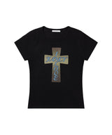 FROSS GLOSSY TEE (BLACK) F26QB059