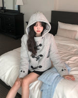 [wool 20%] ドーソンヘアリーフードダッフルコート