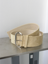 suede lock belt