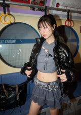 (2nd reorder) snow fur belt - leopard