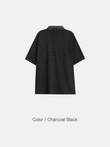 Rohm Pigment Dyed Stripe Polo Tee – 4 Colors