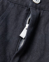 MULTI BUCKLE WASHED GREY DENIM PANTS