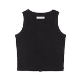 3-Way Button Layered Long Sleeve (Black) F25QB079