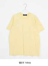 [unisex] ミュール ルーズフィット プリンティング ショート スリーブ ティー
