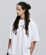SYMBOL EDGE-CUT T-SHIRTS_WH
