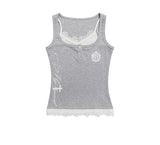 Evania Crest Lace Tank