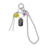 NO.549 [PINK] SMILE SOLDIER KEY RING