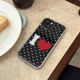 [Epoxy] ILOVE(black)silver bumper case