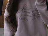 Ribbon Fence Hoodie (sweet purple)