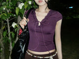 Vintage Rose Puff Top