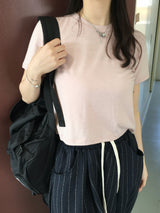 デイリークロップ半袖Tシャツ (10c)