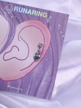 All surgical steel strawberry piercing