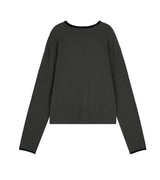 スローンフィンガーホールカラー長袖Tシャツ