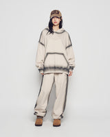 25FW ラインハンドスプレーフーディー エッセンシャルベージュ