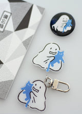 Magnet ghosts and cats