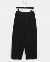 Artoon Patch Carpenter Wide Cotton Pants