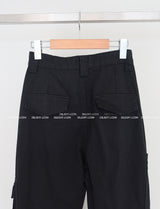 Punching Strap Cargo Bootcut Pants