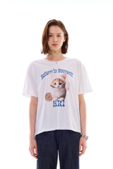 RABBIT CAT T-SHIRT