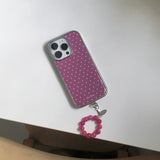 dot silver bumper case [purple]