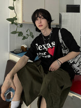 ラバープリントショートスリーブTシャツ