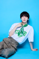 オクトパスフットボールTシャツ（グリーン）
