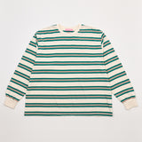 マルチストライプシンボルTシャツ アイボリー