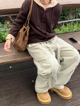 レイヤーストラップカーゴパンツ