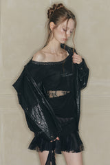 SWAN SKIRT black