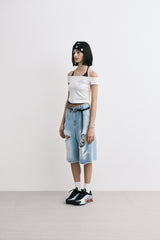 agクロスTシャツ (ホワイト)
