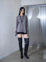 Layered Top Grey