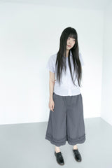 ruffle crispy bermuda pants(2colors)