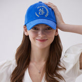 Round Logo Ball Cap (Blue)