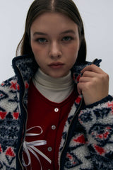 NORDEN FLEECE JACKET / NAVY