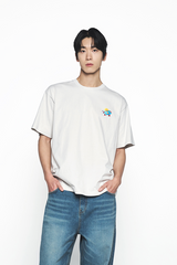 25SS クレイエイリアンショートスリーブTシャツ ライトグレー