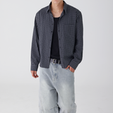 REVERSE BAND CUT WIDE DENIM PANTS