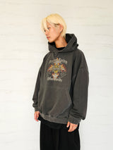 VENTIQUE ピグメントモーターレーシングフーディー 3colors