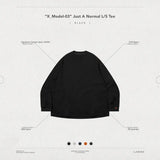 “X_Model-03”ノーマルTシャツ L/S