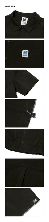 (WOMAN)BREEZE 半袖シャツ【BLACK】