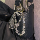 Mono Starlight Beads Heart Key-ring