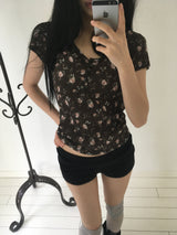 Within Button Short-Sleeve T-Shirt