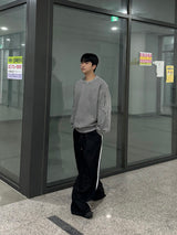 Washa denim mix pants